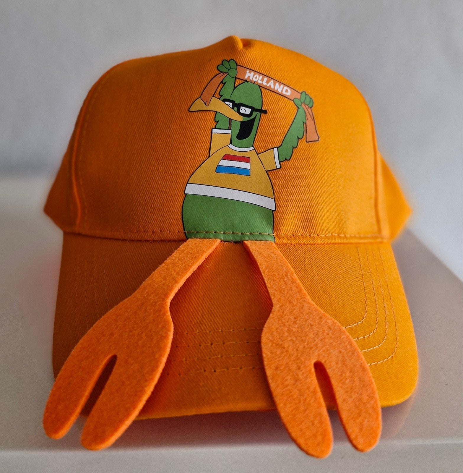 Oranje Pet Gijpvogel, Ophalen of Verzenden, Zo goed als nieuw