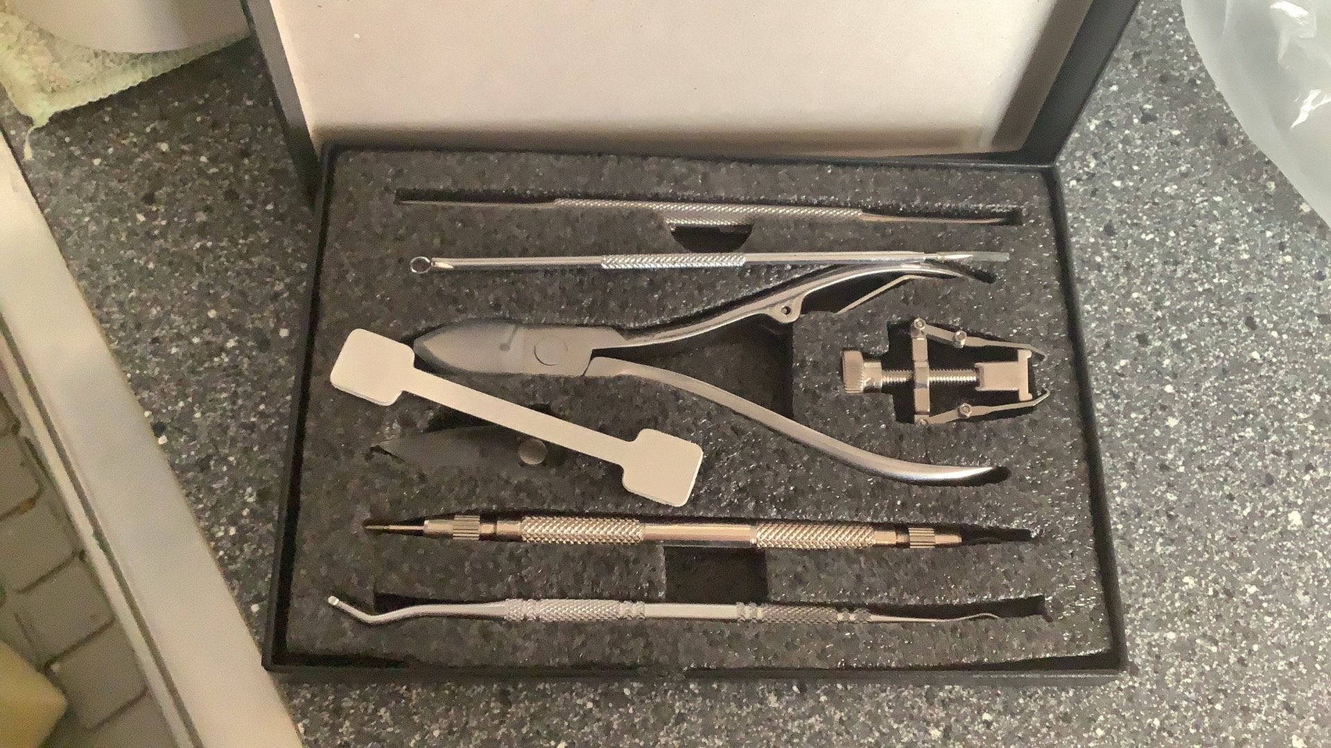 Prof manicure set, Ophalen of Verzenden, Zo goed als nieuw