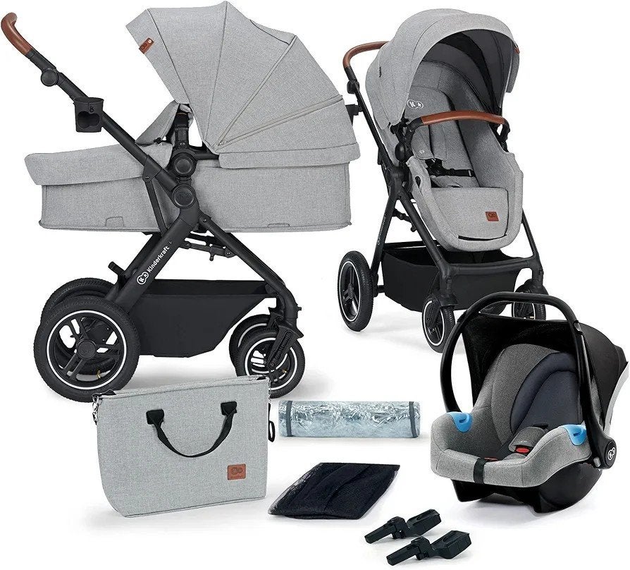 Kinderkraft 3-in-1 kinderwagen - Zo goed als nieuw, Met autostoeltje, Zo goed als nieuw, Combiwagen, Ophalen