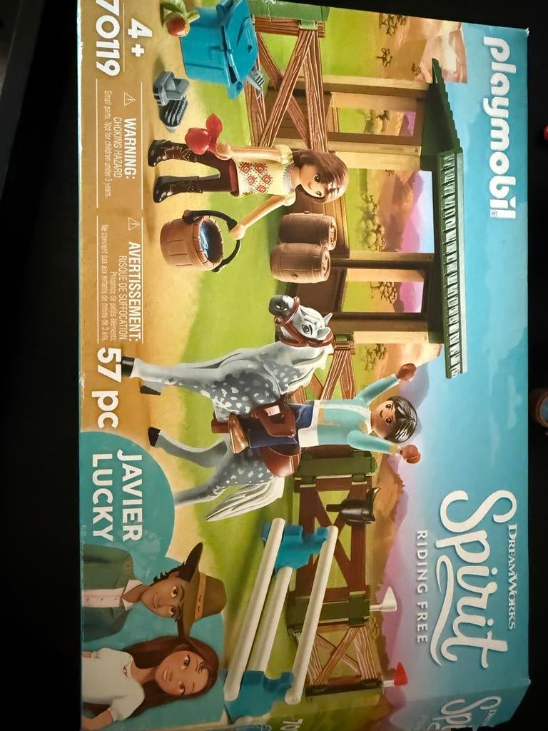 Playmobil Spirit Arena met Lucky en Javier (70119), Ophalen of Verzenden, Gebruikt, Complete set
