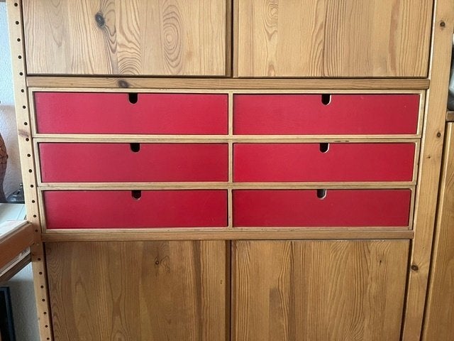 ladekastjes, deze passen in de IVAR stellingkast, Huis en Inrichting, Kasten | Ladekasten, Ophalen, 1 of 2 laden, 100 tot 150 cm