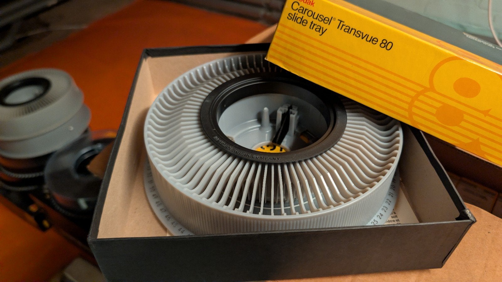 Kodak Carousel Transvue diamagazijnen, Ophalen of Verzenden, Gebruikt