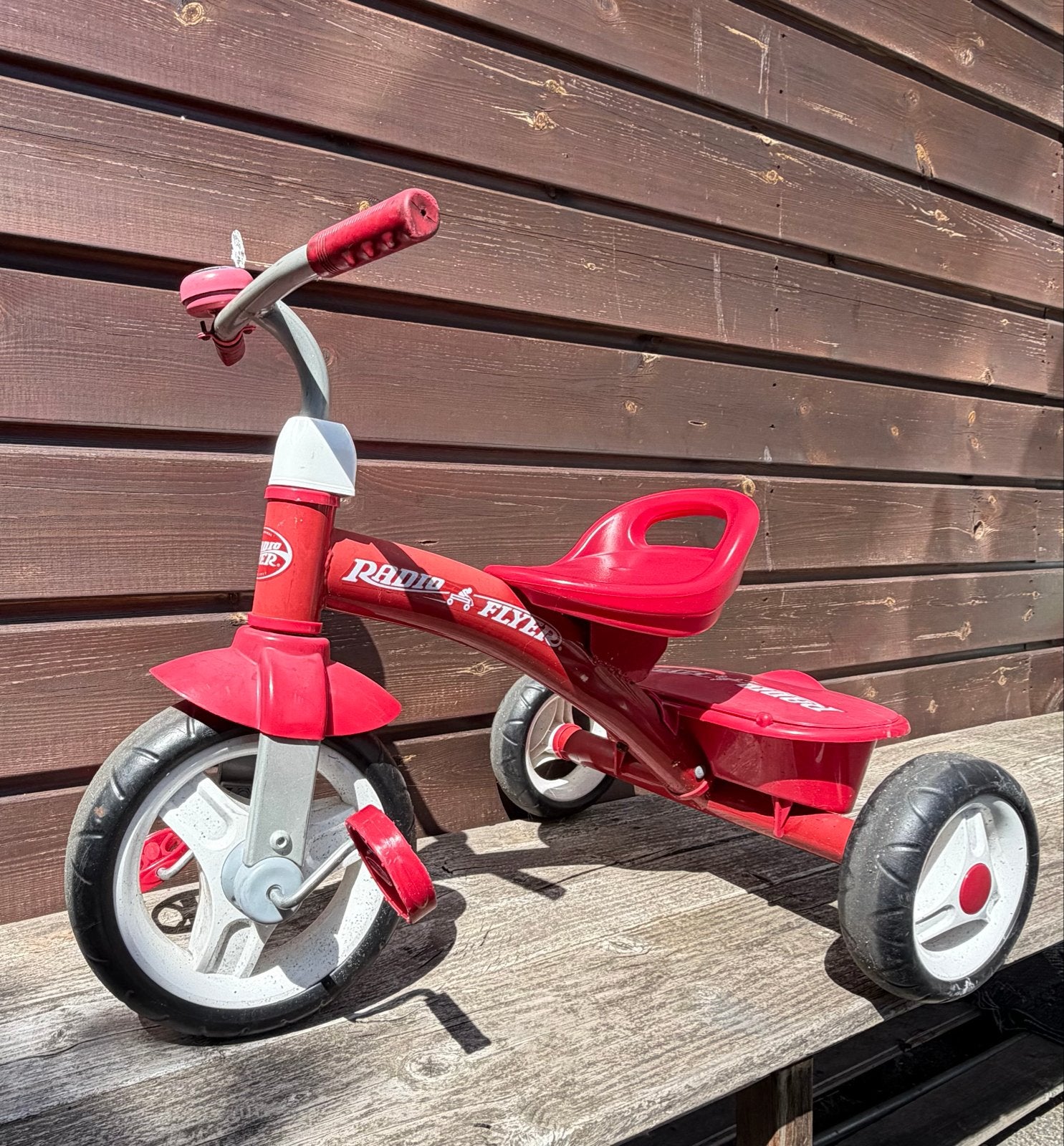 Radio Flyer driewieler, Ophalen, Gebruikt, Trapvoertuig