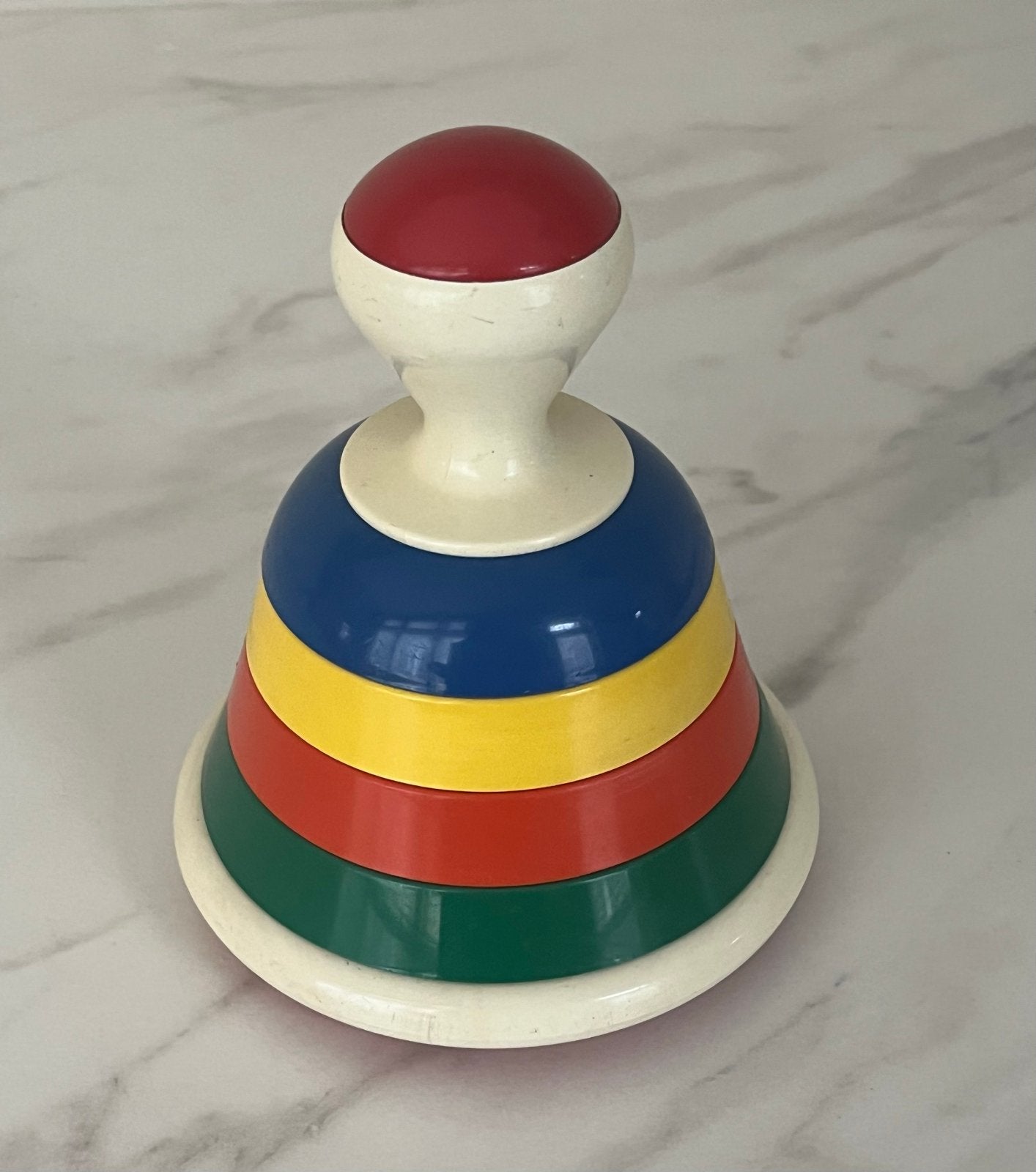 Ambi Toys Colour Bell - Vintage babyspeelgoed, Ophalen of Verzenden, Gebruikt, Rammelaar, Met geluid