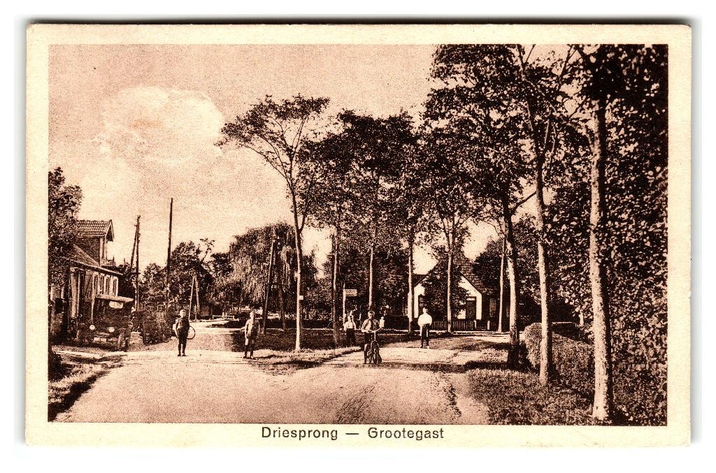 Grootegast, Driesprong, Verzenden, 1920 tot 1940, Gelopen, Groningen