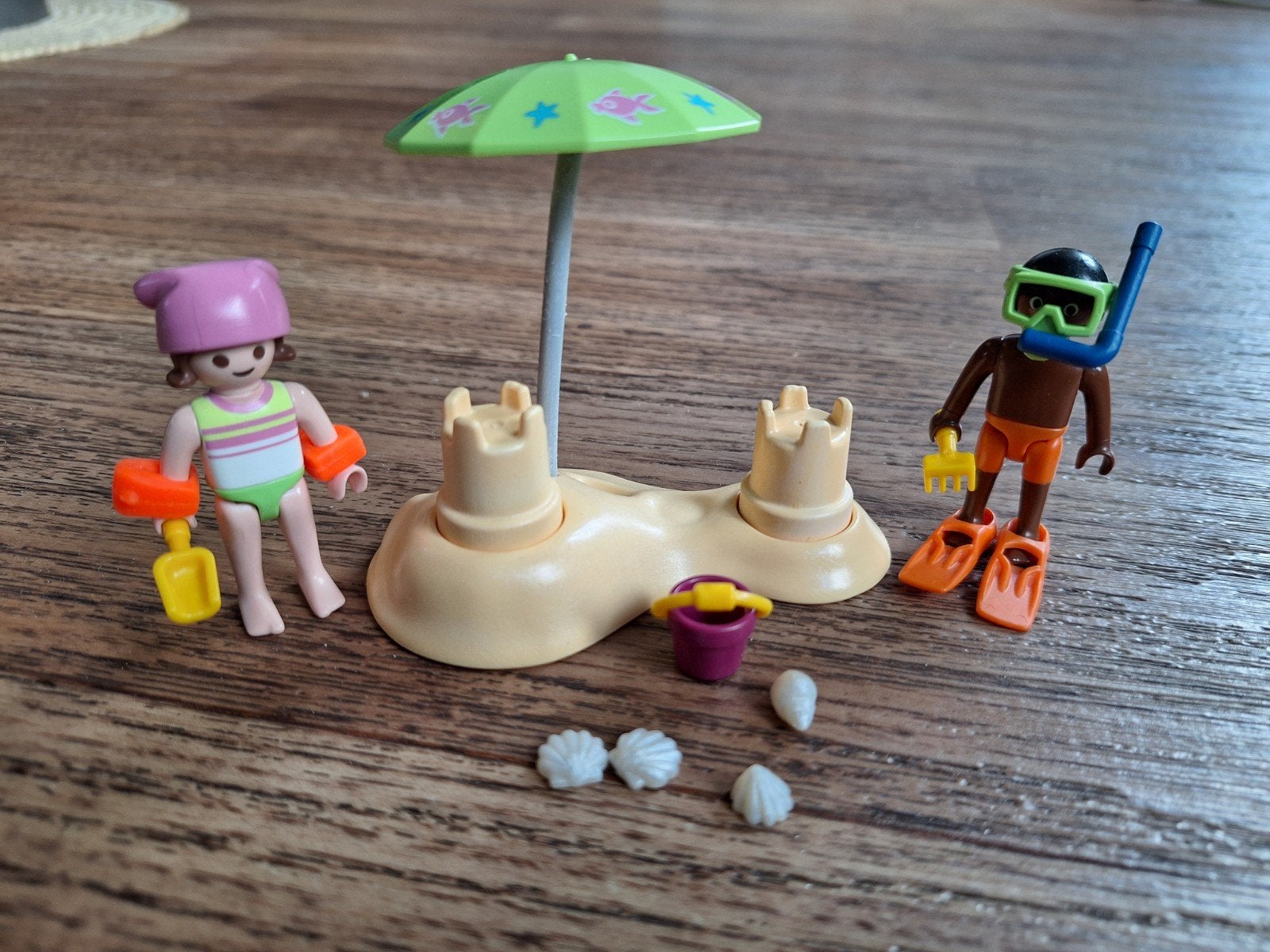 Playmobil kinderen op het strand strandsetje, Ophalen of Verzenden, Zo goed als nieuw, Complete set, Figuren