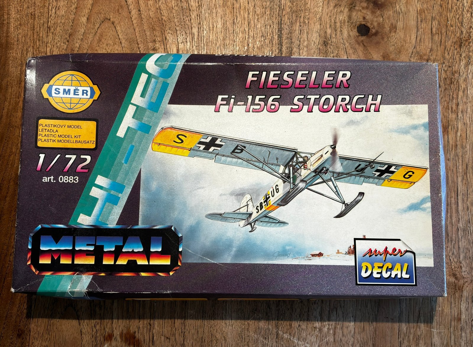 NIEUW in doos! Smêr Fieseler Storch Fi-156 metal 1/72, Overige merken, 1:72 tot 1:144, Nieuw, Ophalen of Verzenden