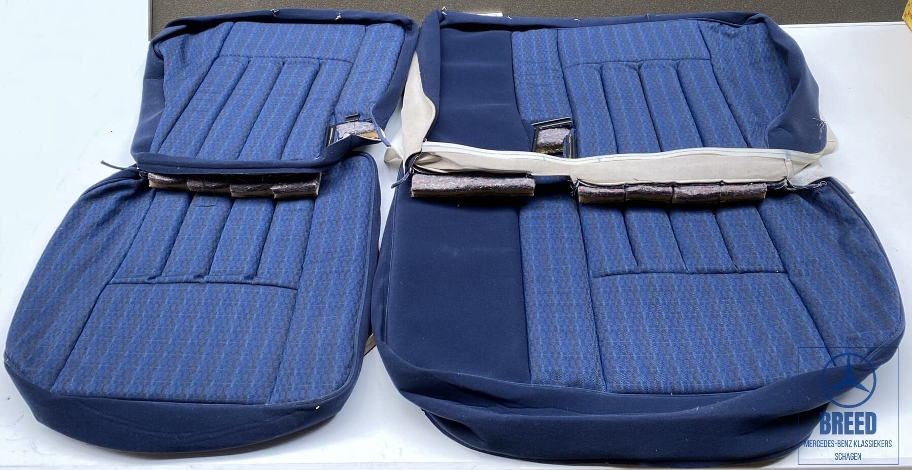 NOS bekledingsset achterbank blauw Mercedes W124 T-Model, -, Nieuw, Ophalen of Verzenden, -