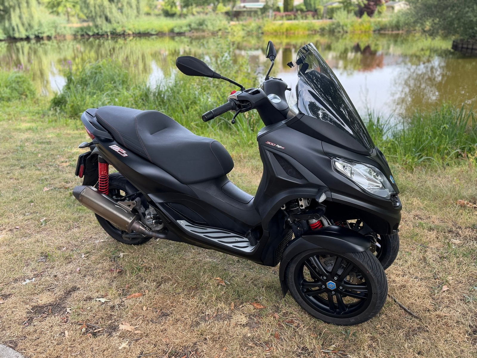 Piaggio MP3 300 HPE Sport (2020) Mat Zwart Slechts 7.242 km!, Motoren, Particulier