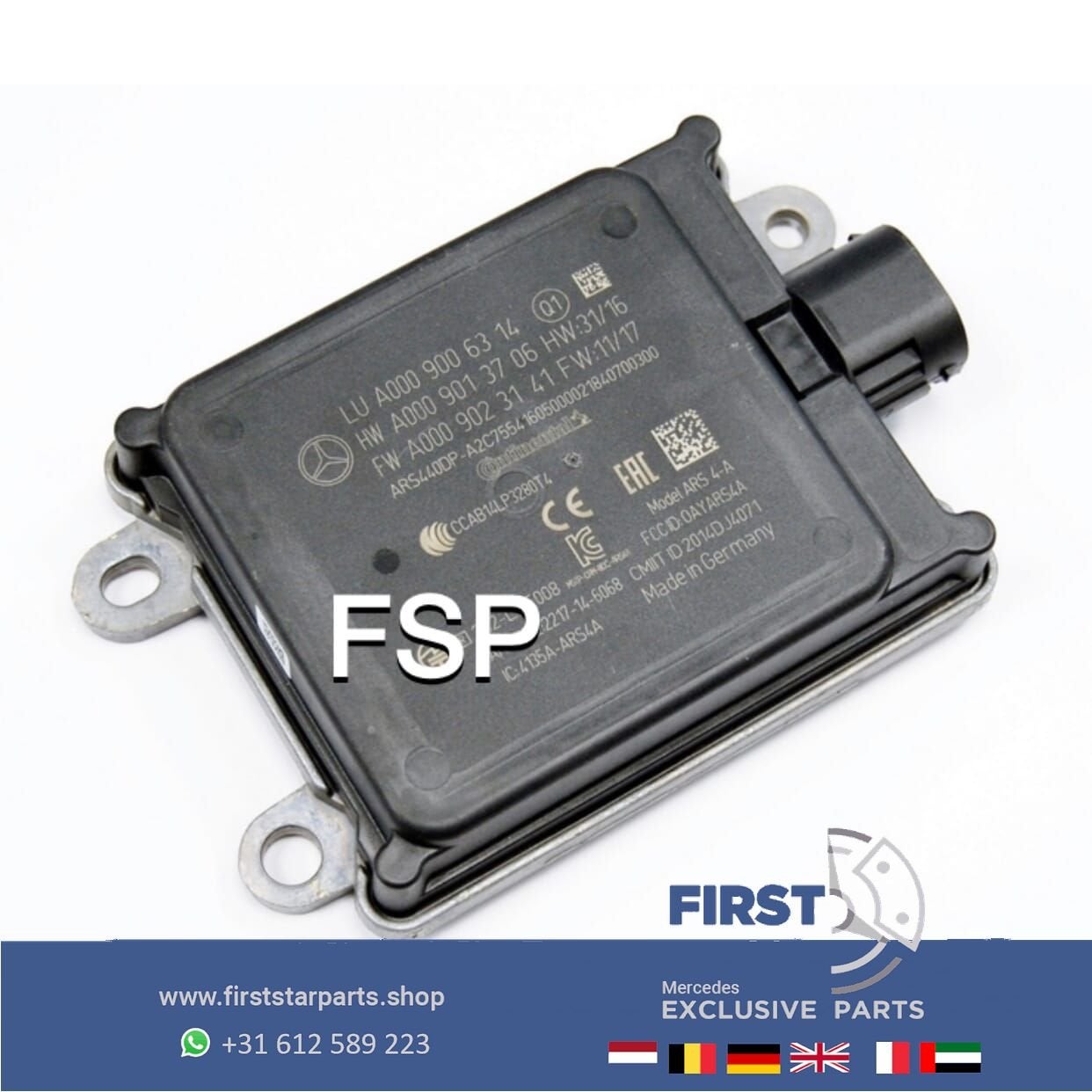 A0009006314 RADAR SENSOR Mercedes W177 W247 W118 W157 W205 W, Gebruikt, -, Ophalen of Verzenden, -