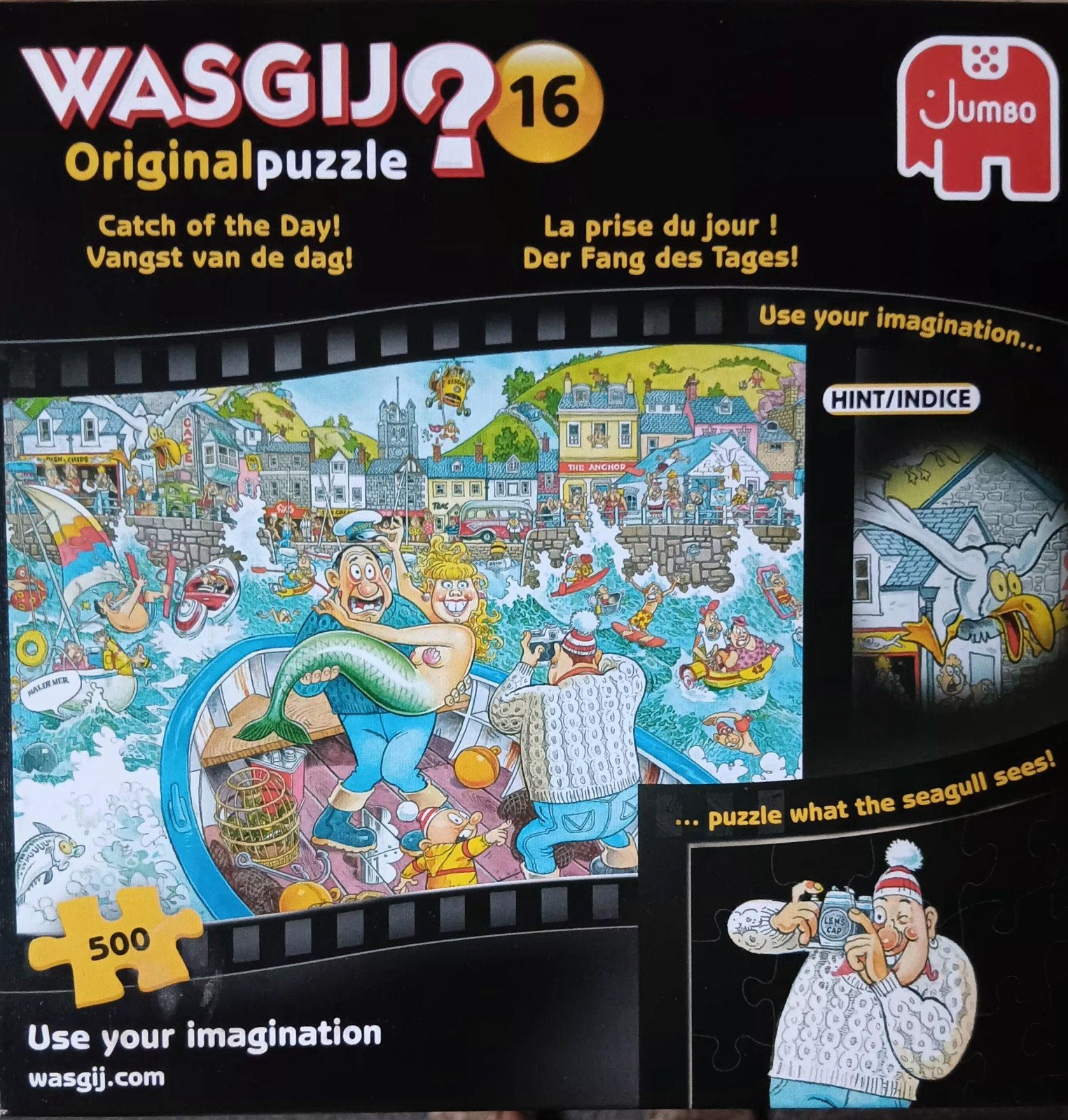 Wasgij puzzel 500 stukjes. Original 16, Ophalen of Verzenden, 500 t/m 1500 stukjes, Zo goed als nieuw