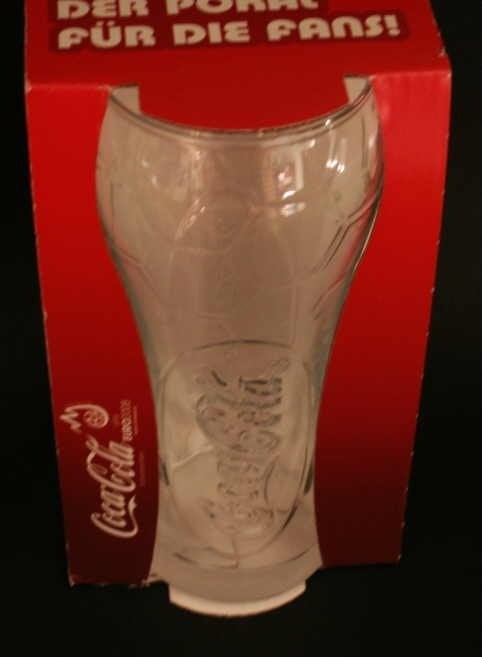 Duits Coca Cola glas in doos voetbal Euro 2008 Coca-Cola, Verzamelen, Glas en Borrelglaasjes, Ophalen of Verzenden, Nieuw, Bierglas