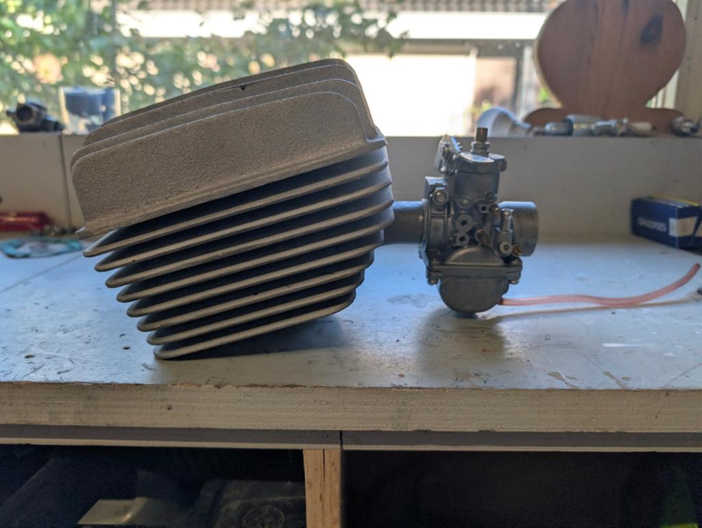 Athena 70cc cilinder 6 poorter met Mikuni carburateur, Fietsen en Brommers, Brommeronderdelen | Zundapp, Ophalen, Gebruikt, Cilinder
