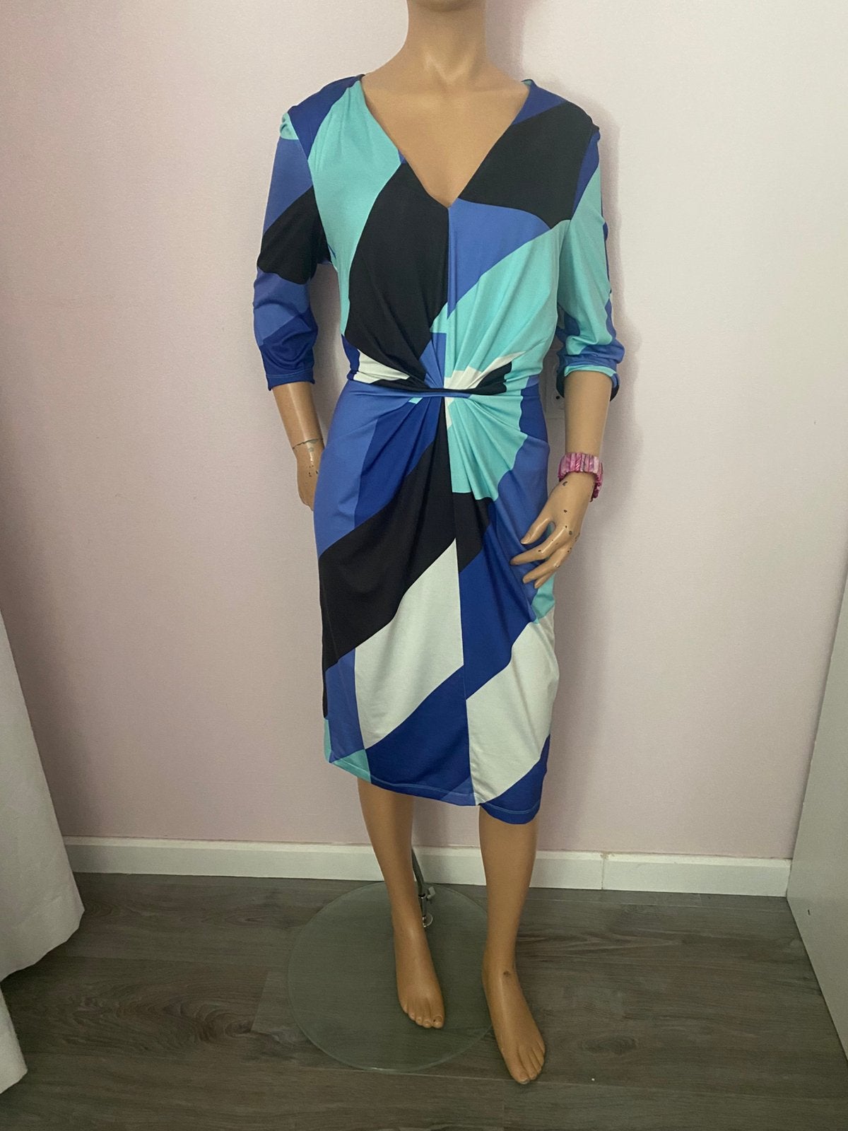 Mart Visser Jurk Blauw - Maat 42 - Elegant en Comfortabel, Blauw, Maat 42/44 (L), Ophalen of Verzenden, Zo goed als nieuw