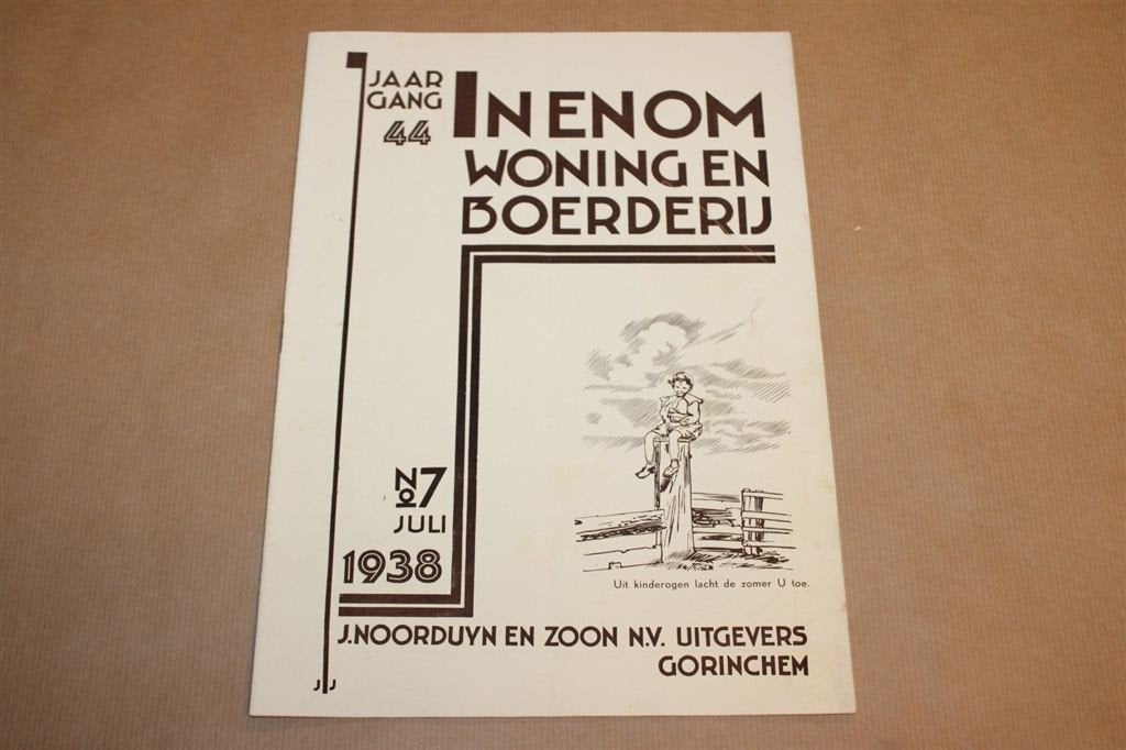 In en om Woning en Boerderij - No. 7 - 1938, Ophalen of Verzenden, 1920 tot 1940, Knipsel(s)