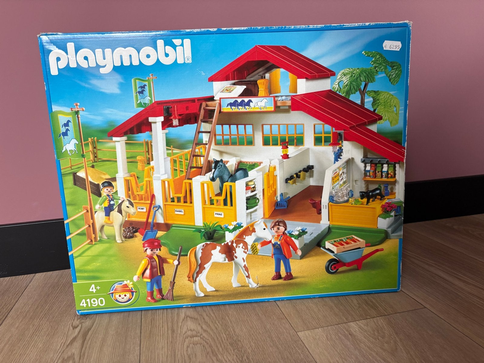 Playmobil Paardenstal 4190 met extra onderdelen, Ophalen, Gebouw, Complete set, Zo goed als nieuw