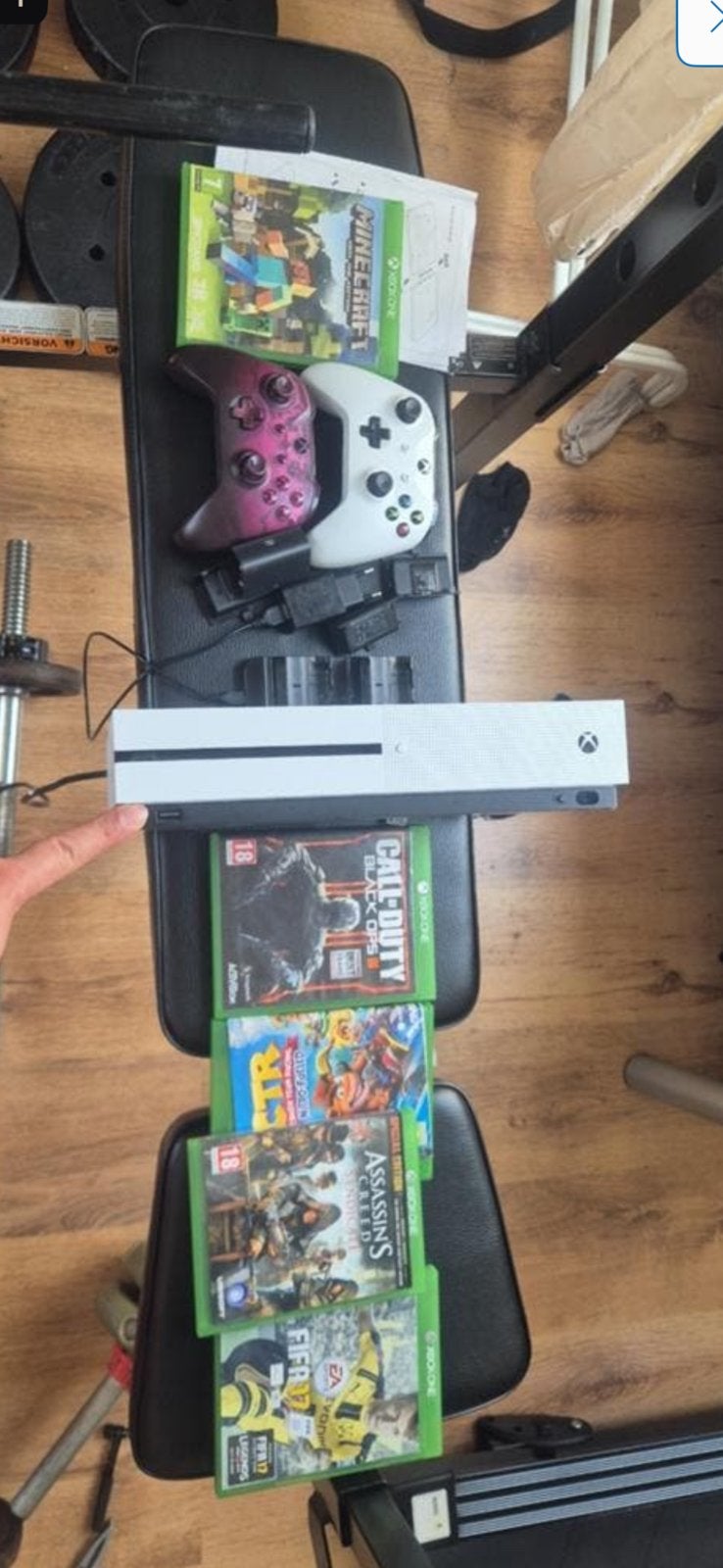 Xbox one s zgan!, Met games, Met 2 controllers, Xbox One S, Ophalen of Verzenden