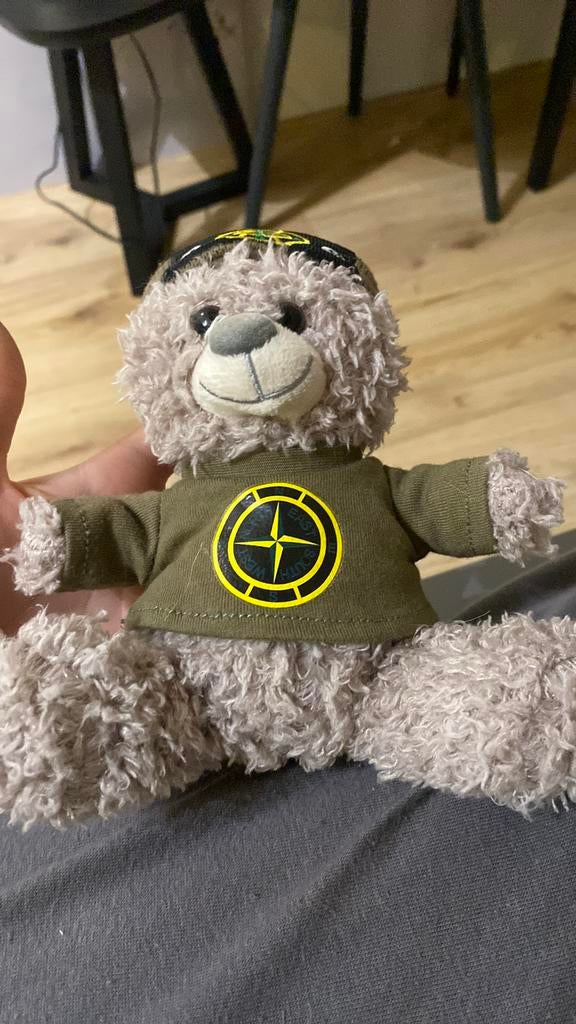 Stone island beertje, Kinderen en Baby's, Speelgoed | Knuffels en Pluche, Ophalen, Zo goed als nieuw, Beer