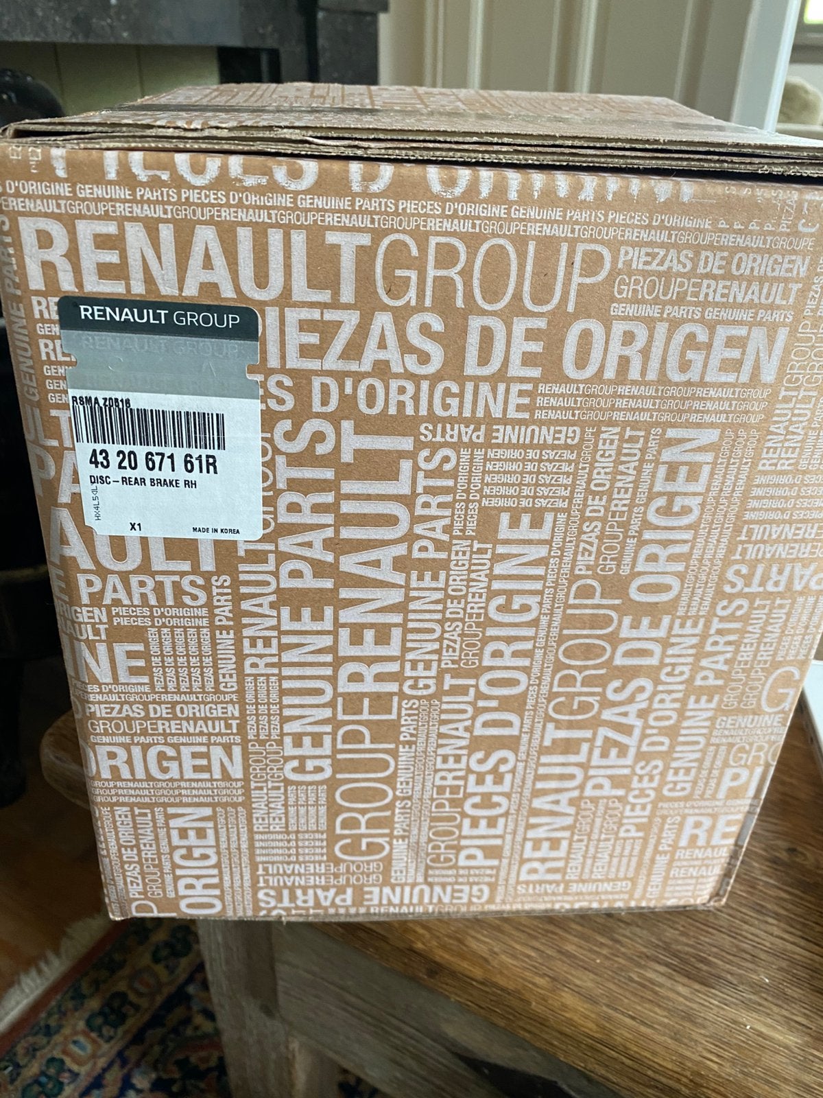 Renault twizy rear brake disc nieuw en 100% origineel, Ophalen of Verzenden, Nieuw, Renault