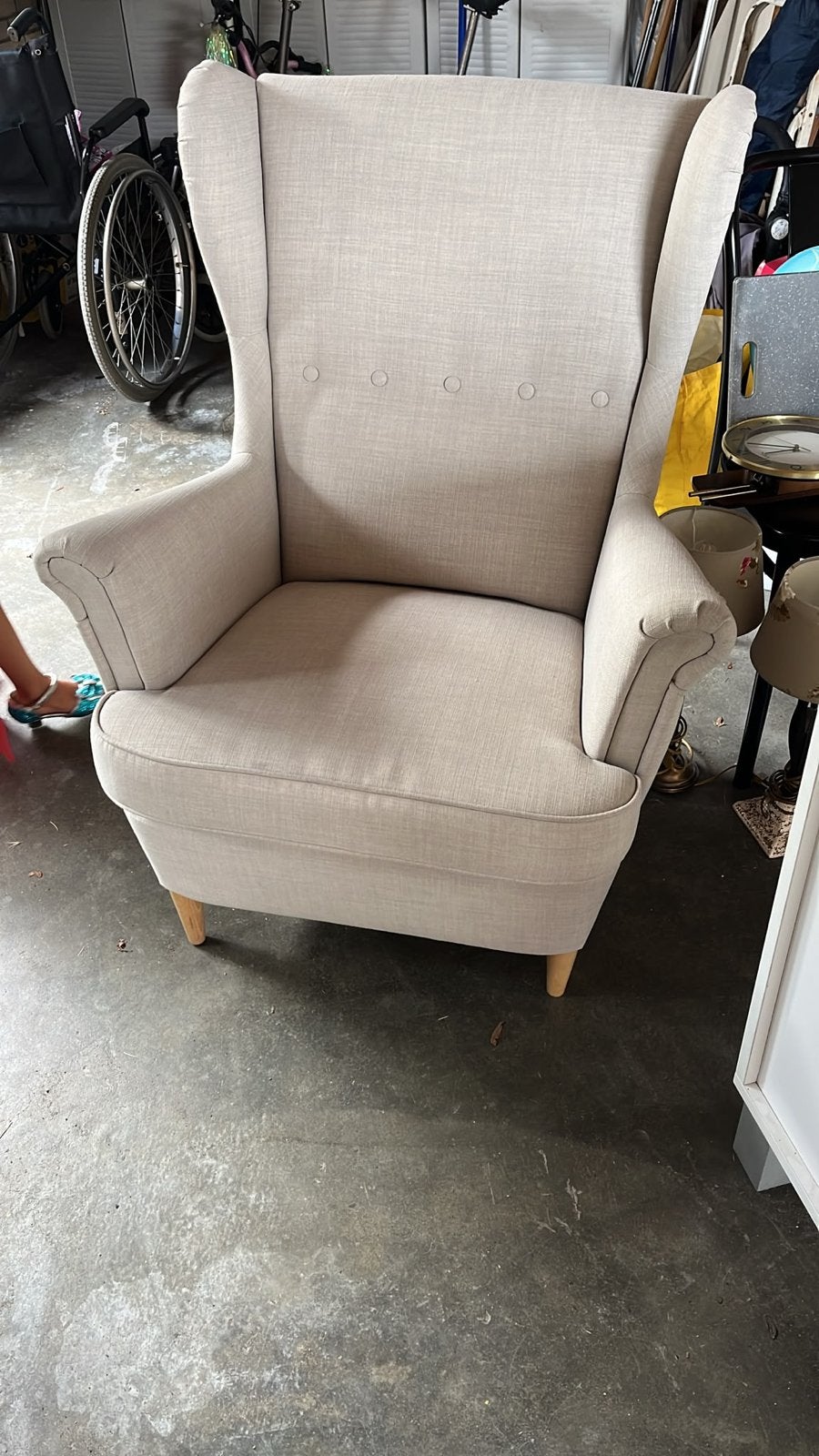 Comfortabele fauteuil - Zo goed als nieuw, Ophalen, Zo goed als nieuw, Stof, 75 tot 100 cm