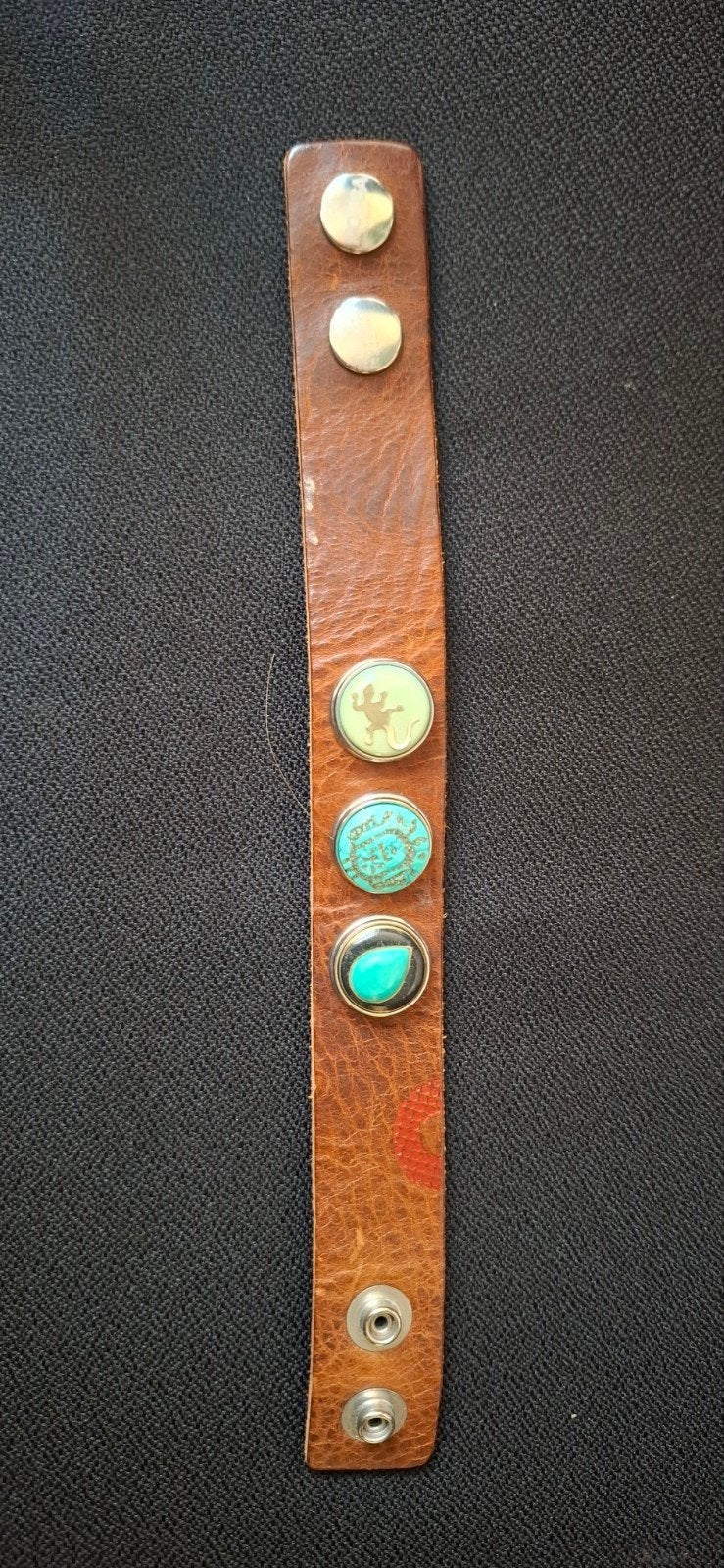 Noosa armband maat M bruin Z.G.A.N., Bruin, Leer, Ophalen of Verzenden, Zo goed als nieuw