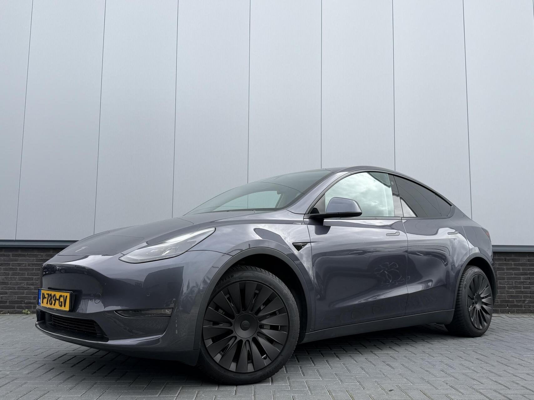 Tesla Model Y Long Range AWD 75 kWh, Auto's, Automaat, Stoelverwarming, Gebruikt, Origineel Nederlands