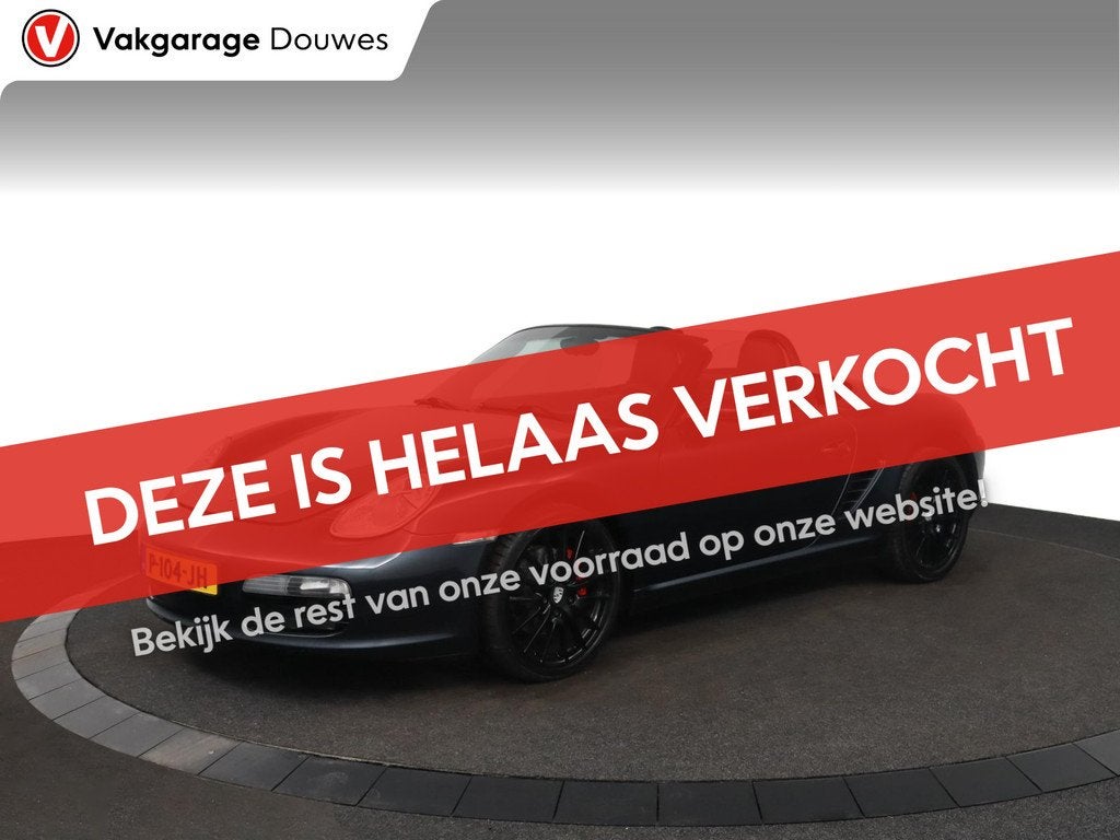 Porsche Boxster 2.7 Tiptronic |Automaat |Cabrio | Lage kilom, Auto's, Porsche, 1330 kg, Gebruikt, Alcantara, Zwart