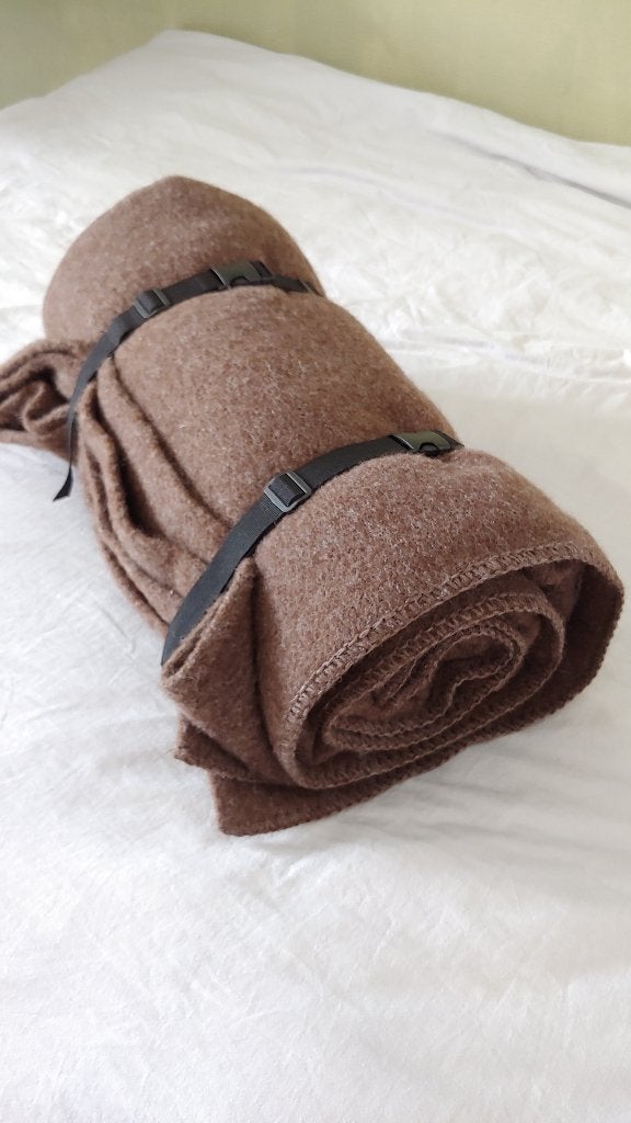 Dikke 100% wollen deken 160x220 cm 2,6 kg Virgin Sheep Wool, Ophalen, Zo goed als nieuw