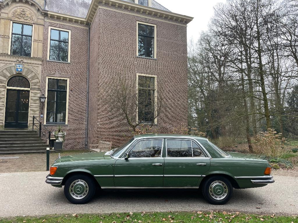 Mercedes-Benz S-Klasse 2.7 280 S 1975 Groen, Automaat, Achterwielaandrijving, 160 pk, Mistlampen