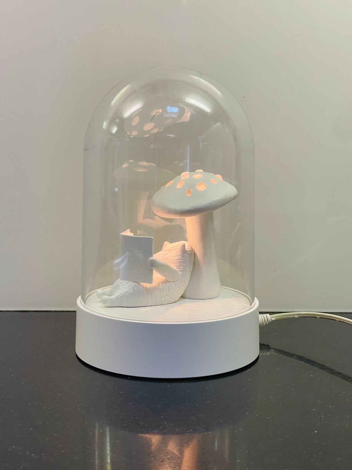 IKEA Stråla Hedgehog in a Bubble Mushroom Lamp, Ophalen of Verzenden, Zo goed als nieuw, Wit, Draadloos
