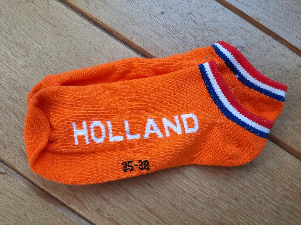 Enkelsokken sokken oranje HOLLAND maat 35/38, Ophalen of Verzenden, Nieuw, Jongen of Meisje, Sokken