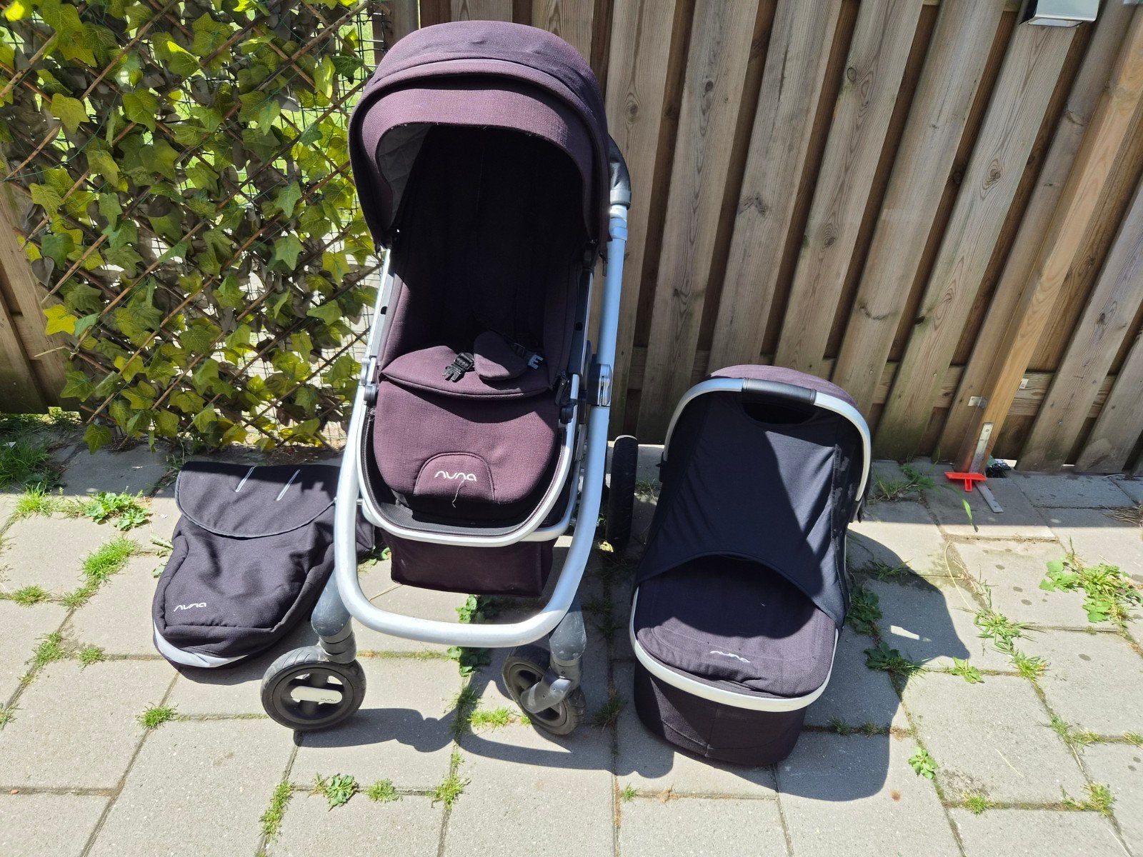 Nuna Mixx Kinderwagen met Reiswieg - Zo goed als nieuw, Kinderen en Baby's, Kinderwagens en Combinaties, Gebruikt, Combiwagen