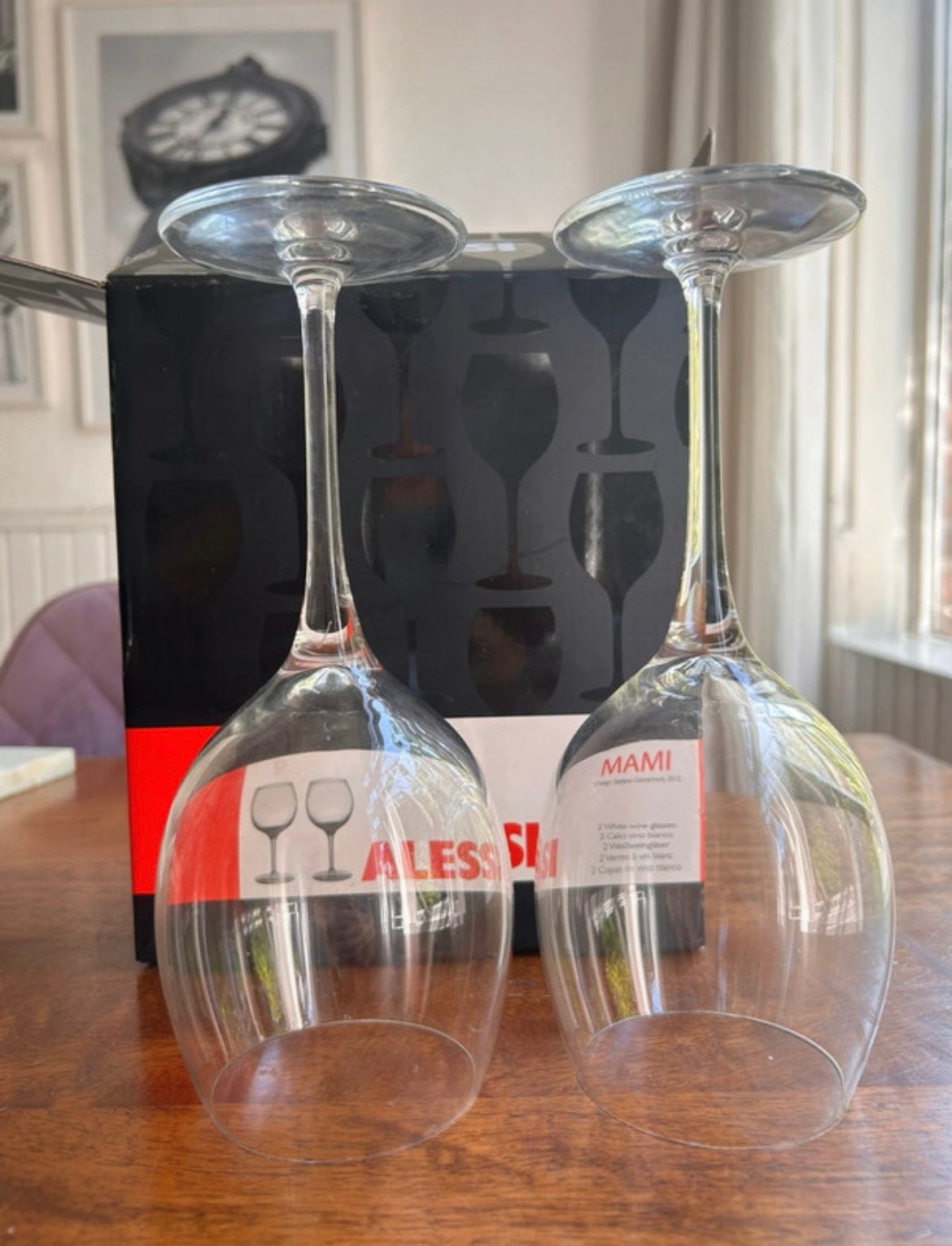 Set Alessi Mami wittewijnglazen - nieuw, Ophalen of Verzenden, Nieuw, Overige typen