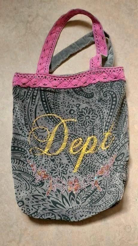 Dept tas Ibiza/Boho style, Sieraden, Tassen en Uiterlijk, Ophalen of Verzenden, Zo goed als nieuw, Grijs, Shopper