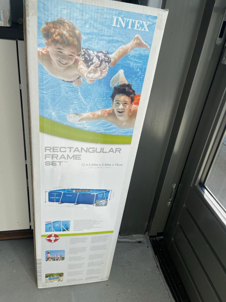 Intex Rechthoek Frame Zwembad, Ophalen of Verzenden, Gebruikt