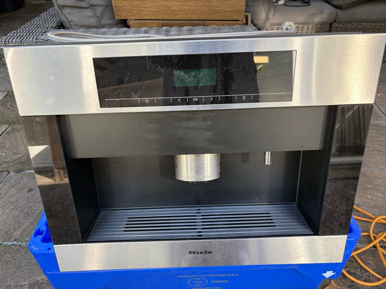 Miele CVA 5065 Inbouw Koffiemachine - Gebruikt, Ophalen, Gebruikt, Espresso apparaat, 10 kopjes of meer