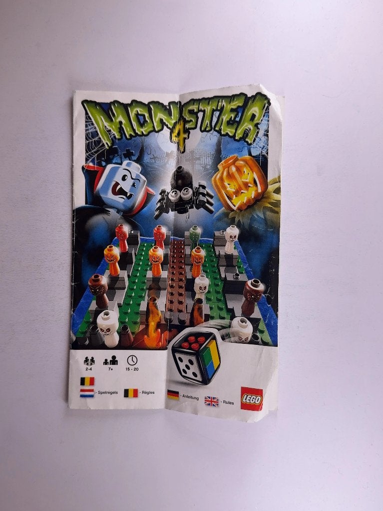 LEGO Games 3837 (Instructions) for Set 3837 Monster 4, Gebruikt, Overige thema's, Lego, Overige typen