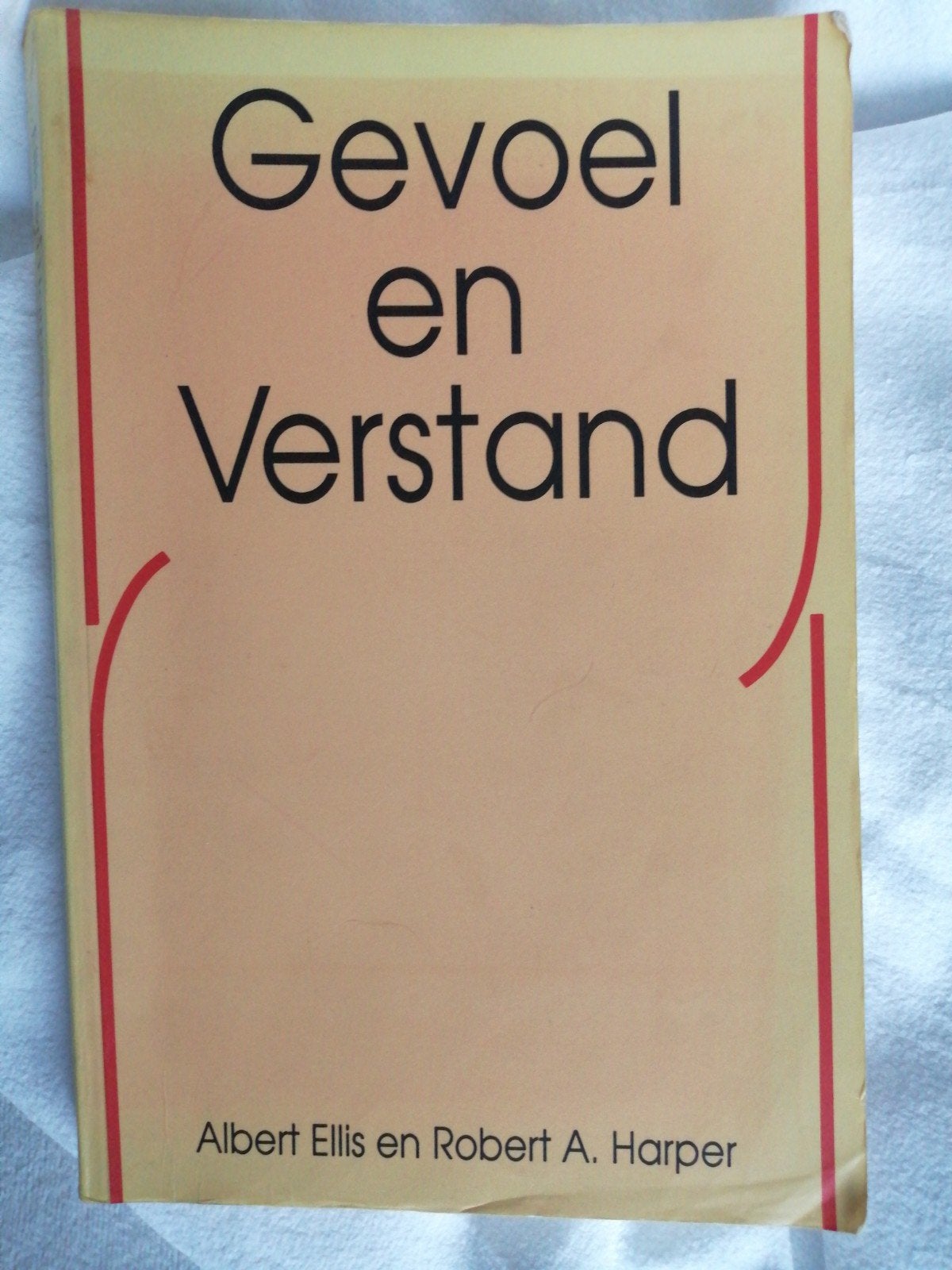 Gevoel en Verstand - Albert Ellis & Robert A. Harper, Ophalen of Verzenden, Gelezen, Albert Ellis en Robert A. Harper, Nederland