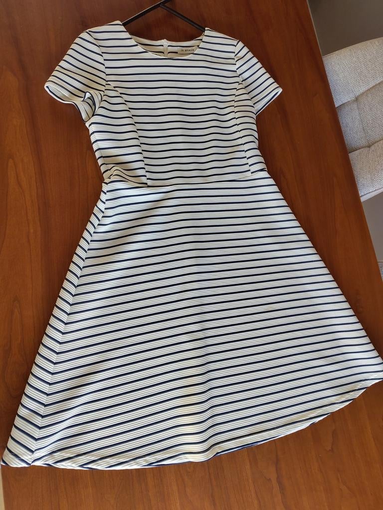 In shape jurk maat L, Maat 38/40 (M), Blauw, Ophalen of Verzenden, Zo goed als nieuw