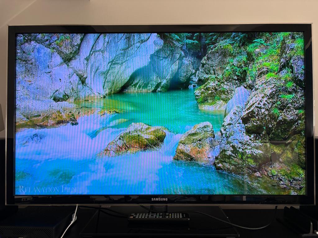 Samsung 46 inch tv (UE46D5000) + google chrome cast, Ophalen, Gebruikt, 50 Hz, Samsung