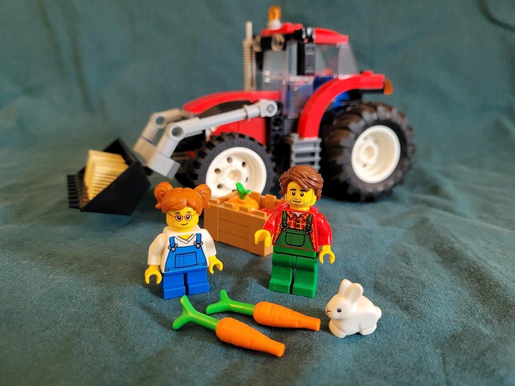 Lego tractor (complete set: 60287), City, Lego, Ophalen of Verzenden, Zo goed als nieuw