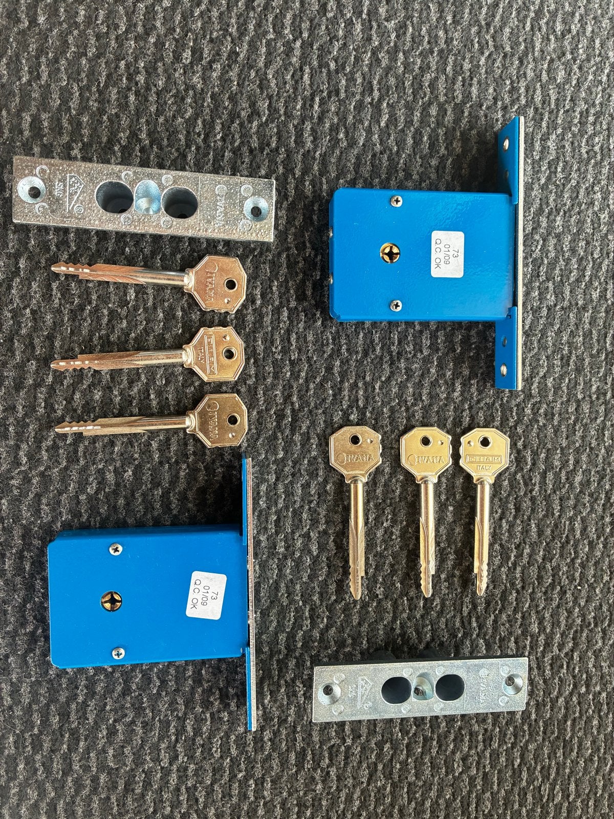 Nieuw deurslot met sleutels, Ophalen, Nieuw, IJzer, Slot