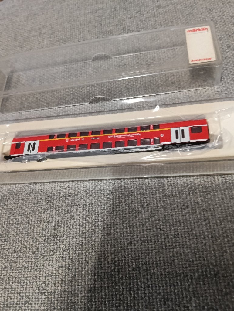 Marklin mini club 87295 dubbeldekker Z spoor, Hobby en Vrije tijd, Gelijkstroom, Ophalen of Verzenden, Märklin, Nieuw