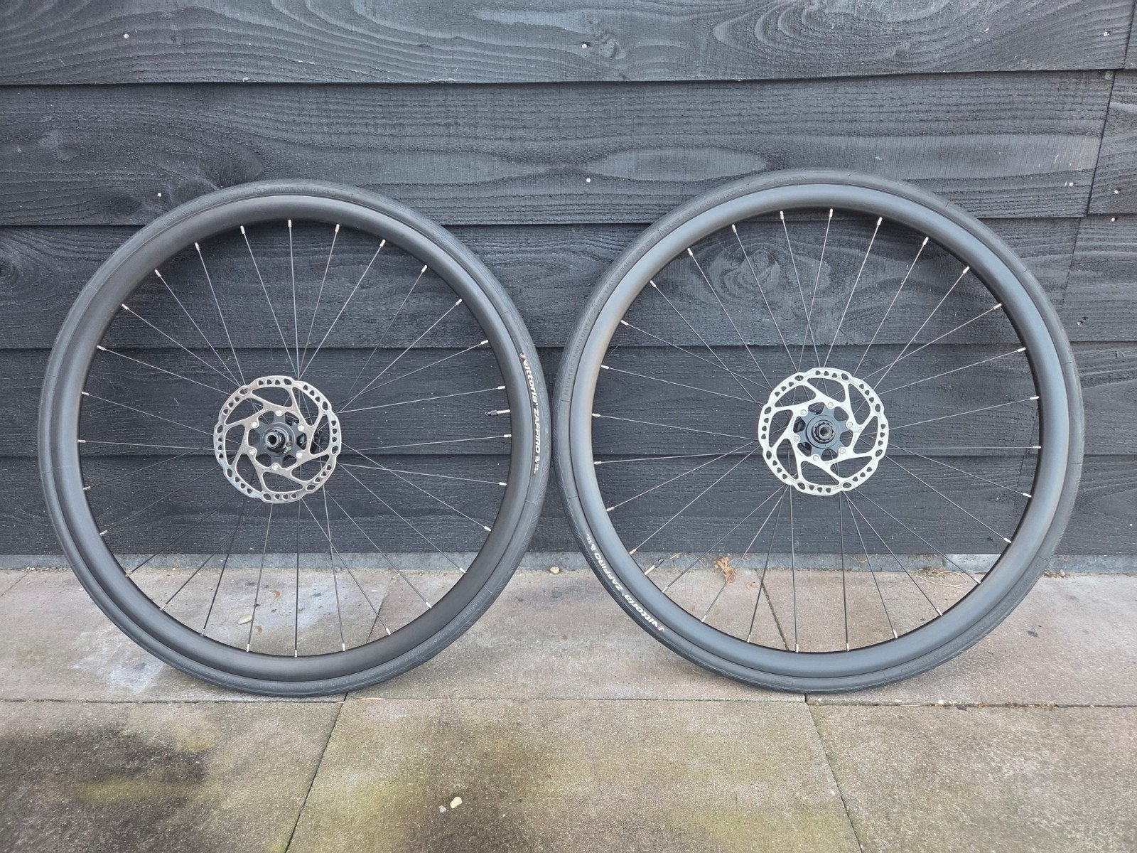 Aluminium  wielset met Vittoria Zaffiro banden, Wiel, Ophalen of Verzenden, Zo goed als nieuw, Orbea