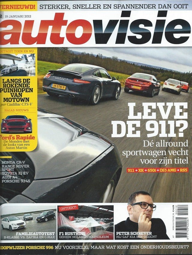Autovisie 2 2012 : Mini Cooper E - Cooper S - Audi A4 - RS5, Ophalen of Verzenden, Gelezen, Algemeen