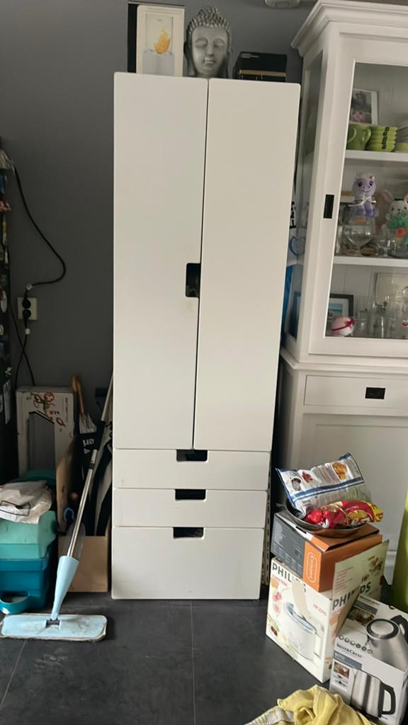 Ikea Smastad / Platsa kledingkast met 3 lades, Ophalen, 50 tot 100 cm, Zo goed als nieuw, 150 tot 200 cm