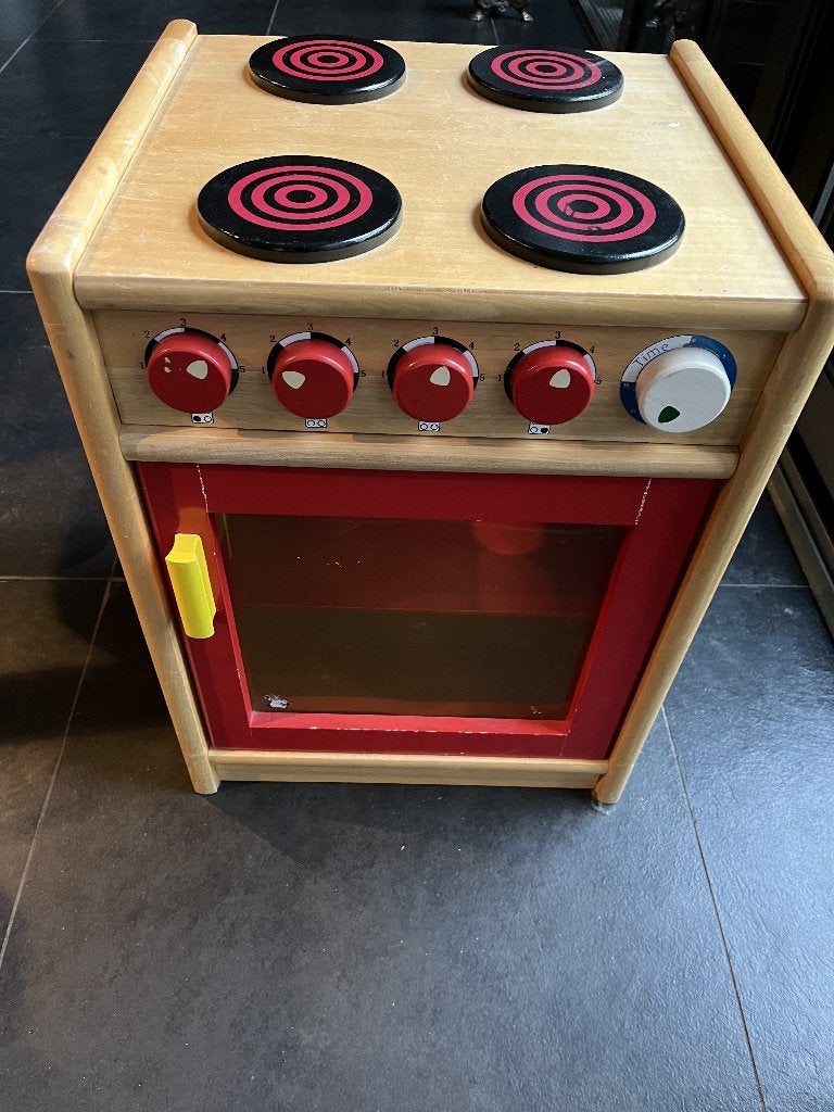 Houten speelgoed keukentje Santoys, Ophalen, Zo goed als nieuw, Meubelstuk of Keukentje