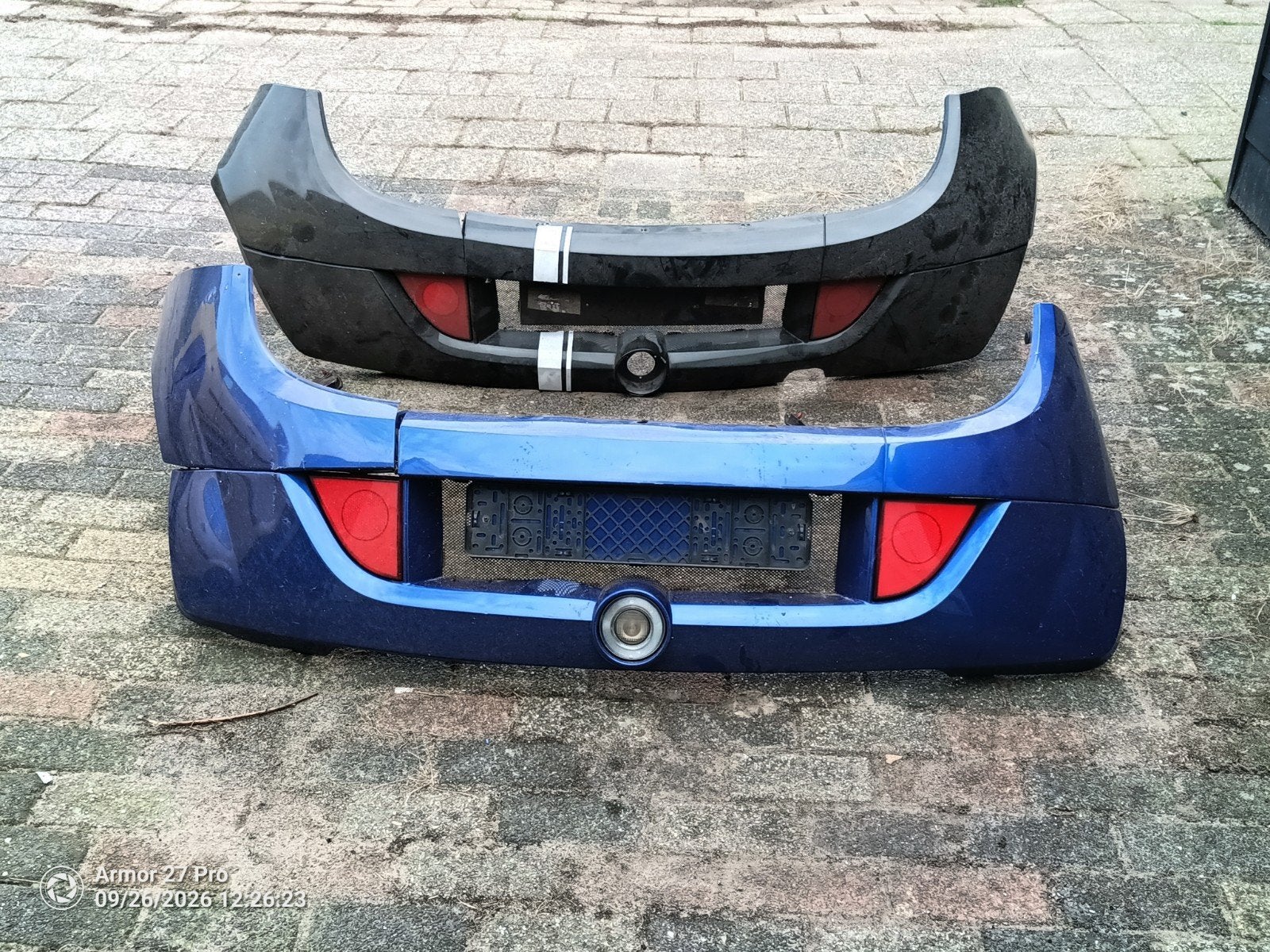 achter bumper sportka en motorkap, Ophalen, Gebruikt, Ford, Achter
