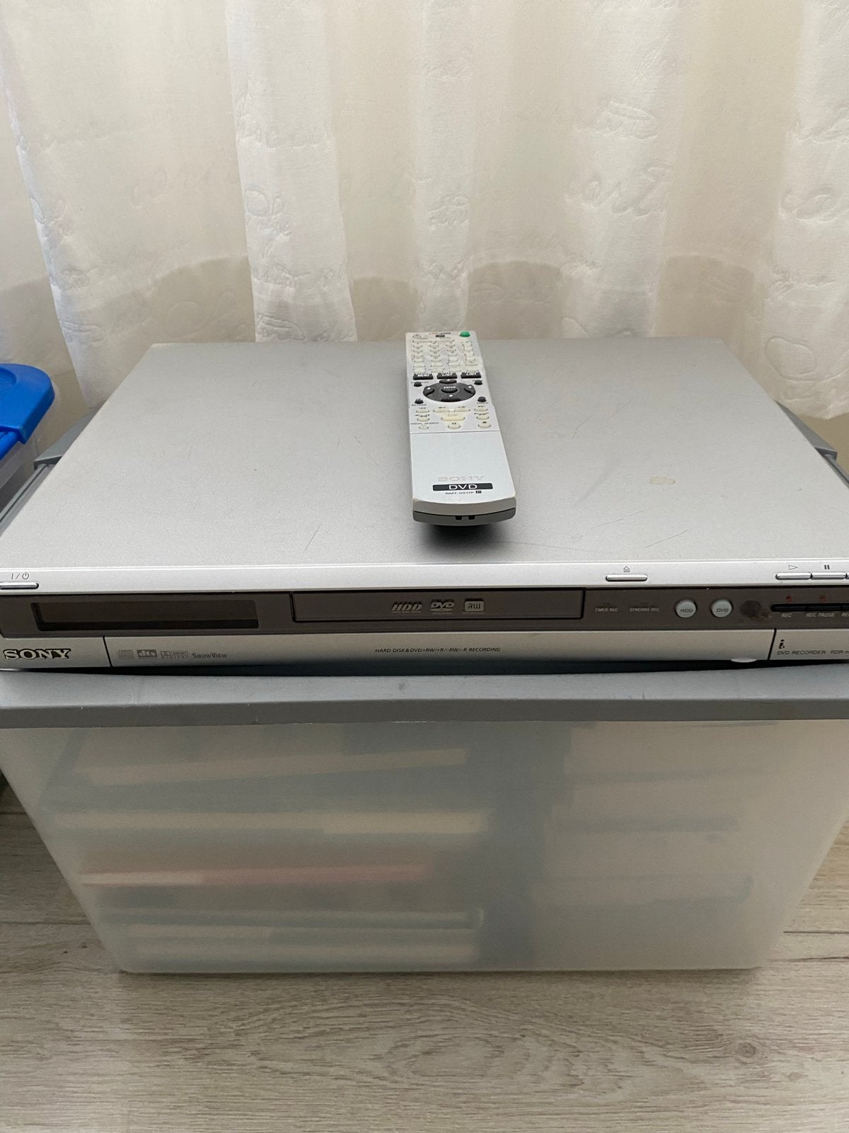 Sony RDR-HX710 DVD Recorder met Harddisk en Afstandsbedienin, Gebruikt, Met harddisk, Dvd-recorder, Ophalen of Verzenden