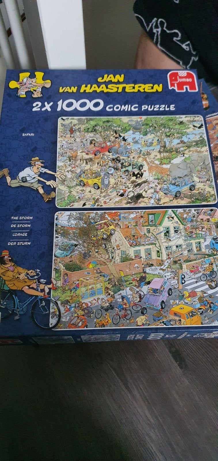 Jan van Haasteren puzzels 2 x 1000 stukjes JvH, Ophalen of Verzenden, 500 t/m 1500 stukjes, Gebruikt, Legpuzzel